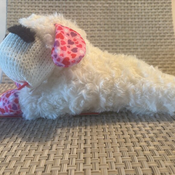 LAMBCHOP Plush Dog Squeak Toy 11" Multi-pet Hearts Love Shari Lewis NEW - Picture 2 of 6